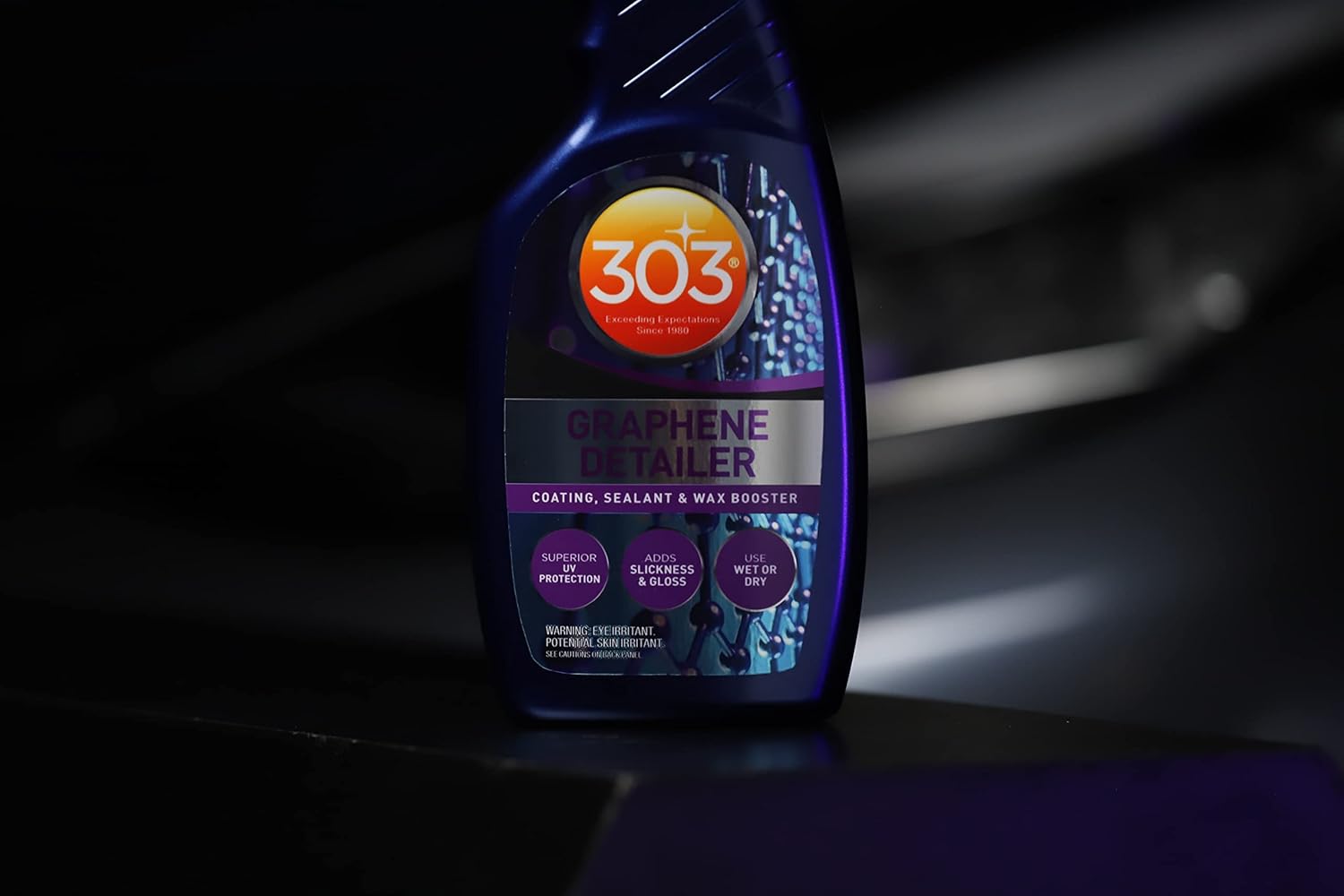 303 - Graphene Detailer - Detallador de grafeno para auto de alto rendimiento – Brillo, protección y potenciador de recubrimientos cerámicos - 473ml