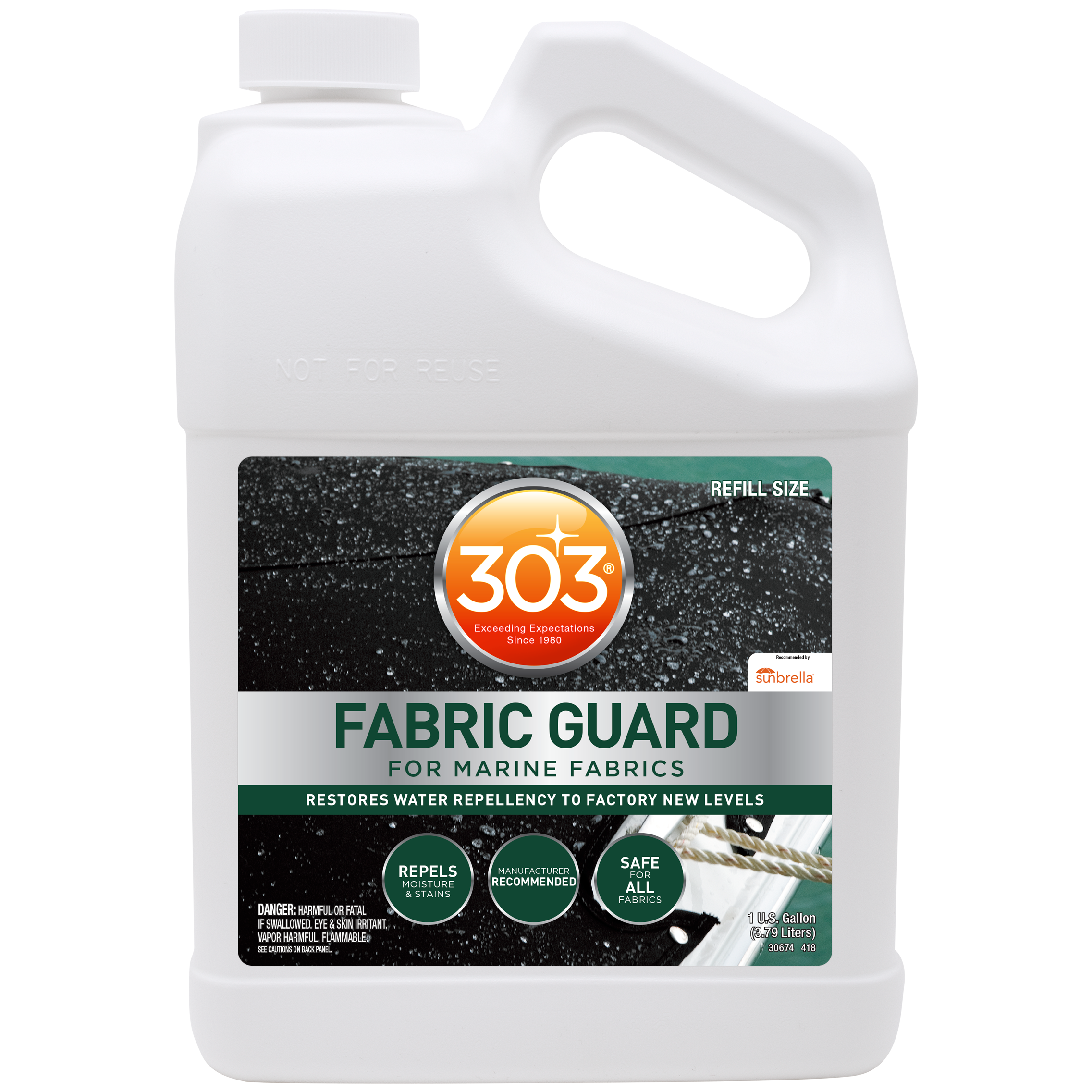 303 Marine Fabric Guard - Protección para superficies de telas para embarcaciones y muebles de playa