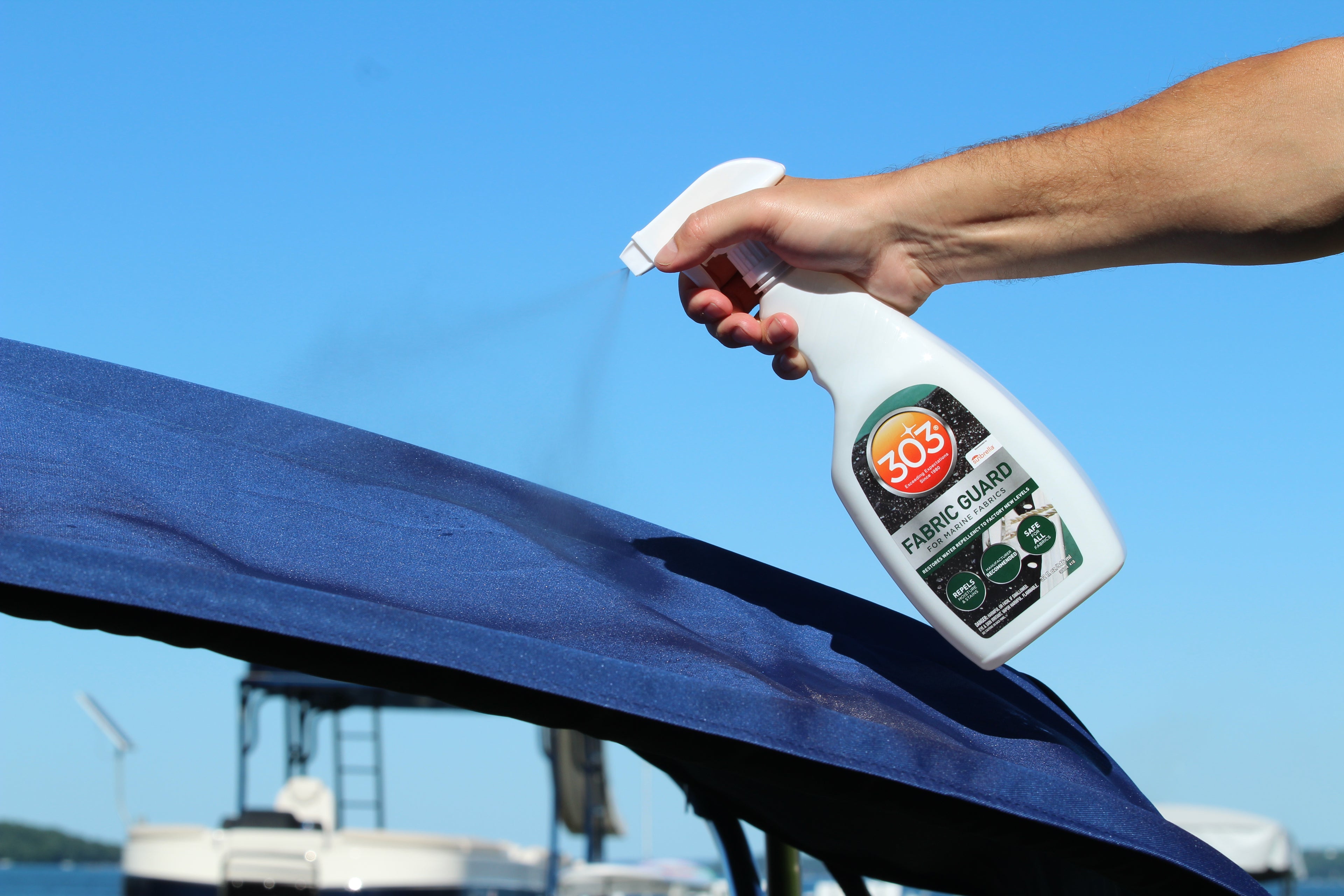 303 Marine Fabric Guard - Protección para superficies de telas para embarcaciones y muebles de playa