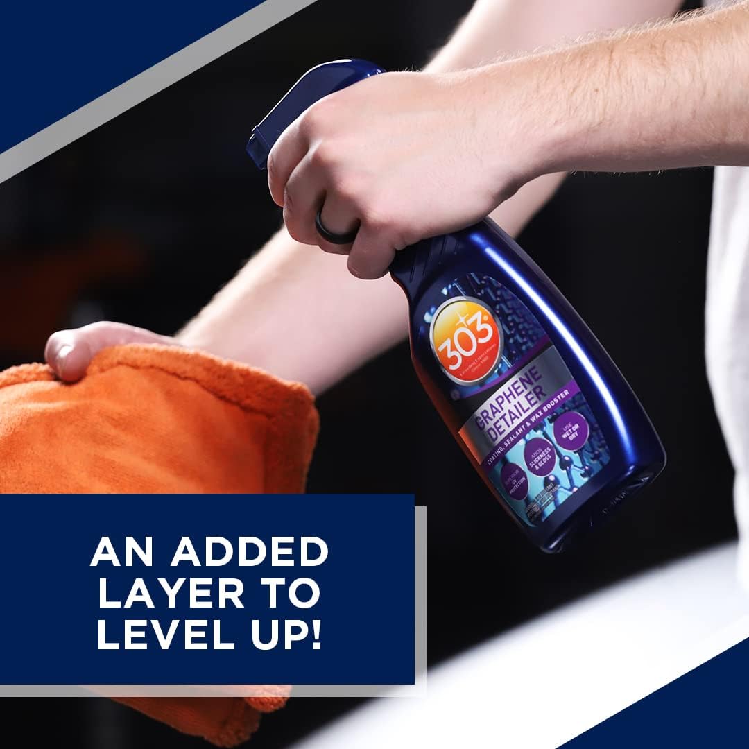 303 - Graphene Detailer - Detallador de grafeno para auto de alto rendimiento – Brillo, protección y potenciador de recubrimientos cerámicos - 473ml
