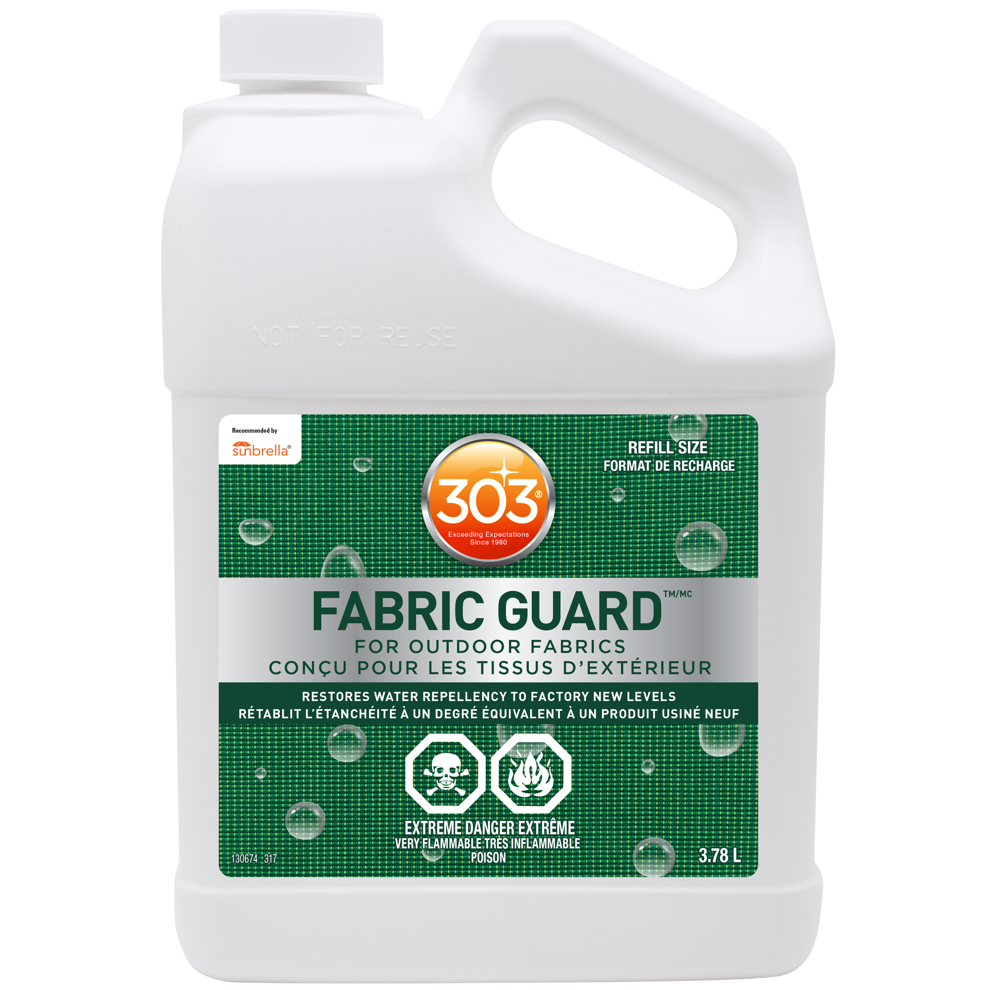 303 Fabric Guard - Protector de telas y muebles de exterior - 473ml