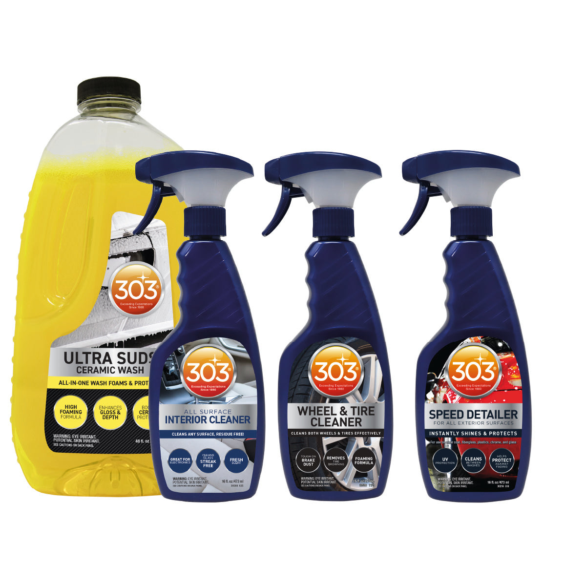 Kit - Shampoo + Detallador + Interiores + Llantas